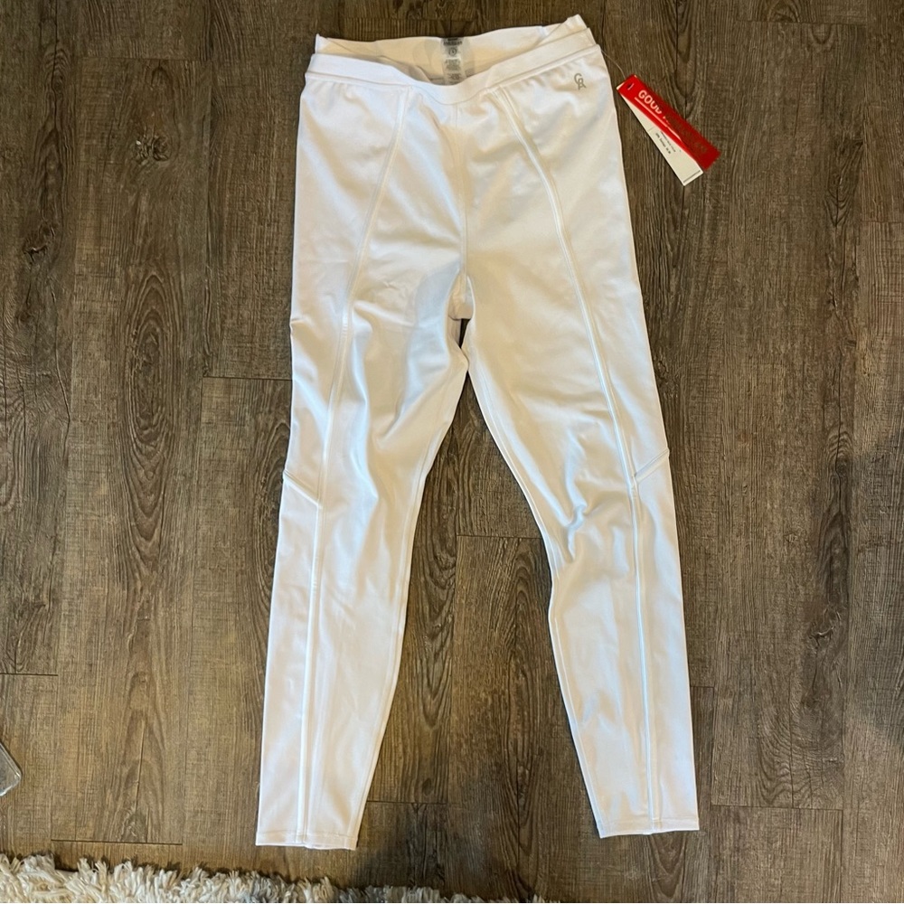 Good American White workout leggings